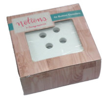 Pk of 4 button coasters