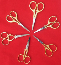 Pack of 6 Golds scissors