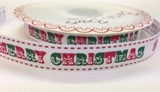 Berties Bows Merry Christmas White