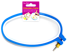 Pk of 6 ,Plastic Oval  Hoop 3