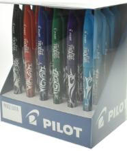 Frixion 24 piece display . Red ,blue,green,black. 