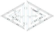 Small Triangular Twin Template