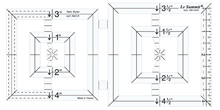 Small Square Twin Template