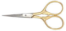 Straight Style Premium Gold Scissors (12 off)