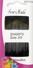 Gold eyed Sharps size 3/9 (10 sleeves)