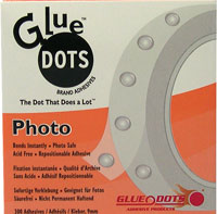 Photo Glue Dots Wallet of 64 